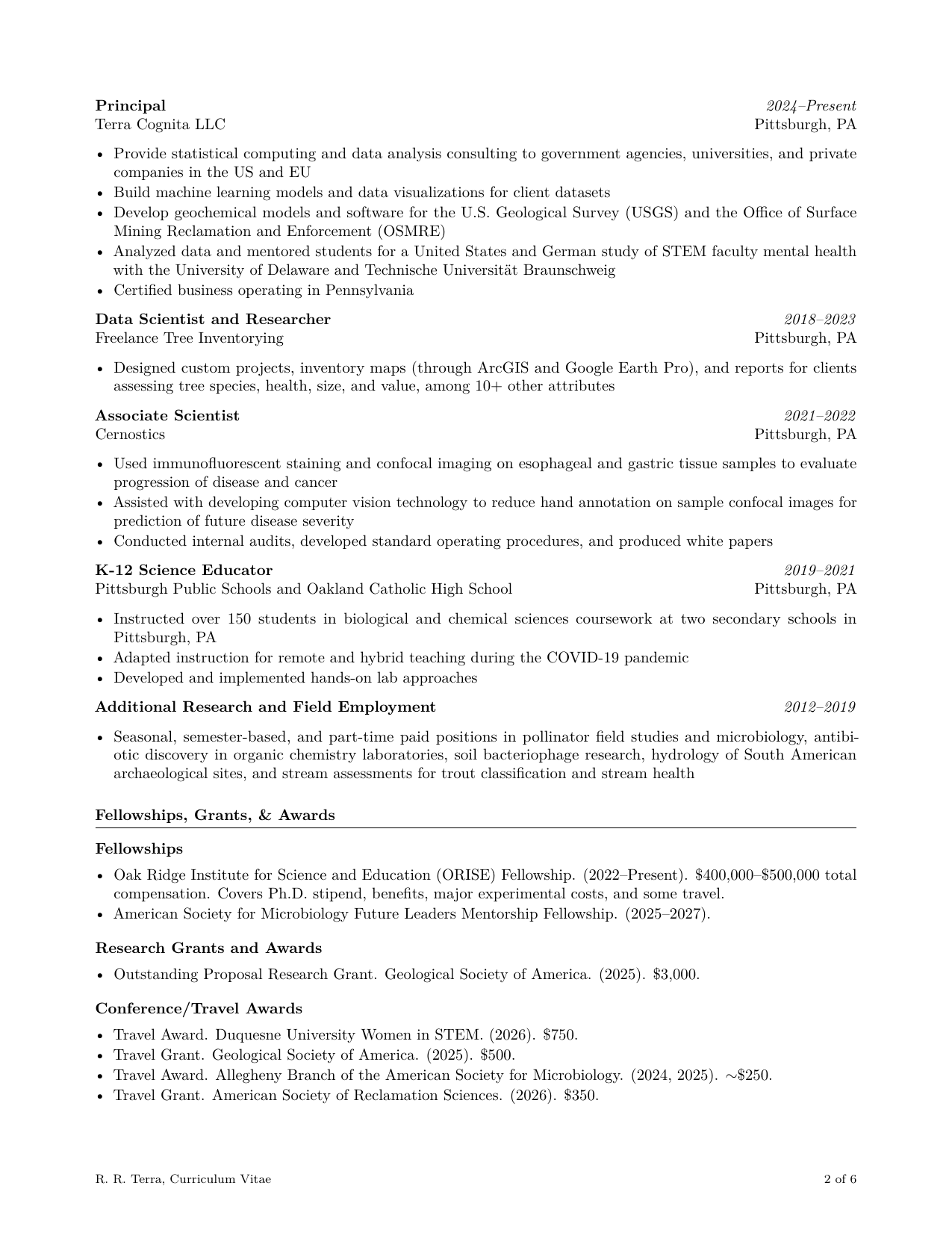 CV page 2 of 6